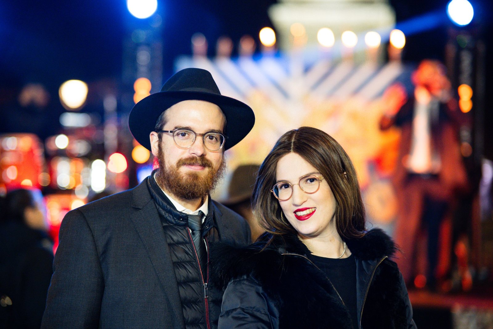 Rav Levi et Beila Arnauve, place de la Bastille